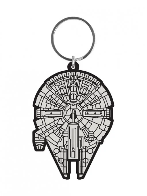 STAR WARS – Porte-clés Caoutchouc Faucon Millenium