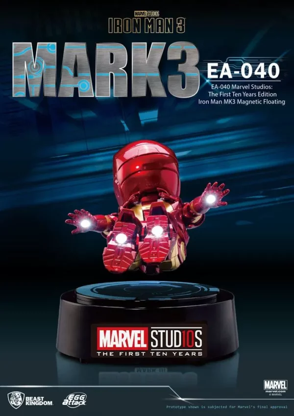MARVEL - Figurine Egg Attack Iron Man Mark III The First 10 Years Edition 16 cm – Image 4