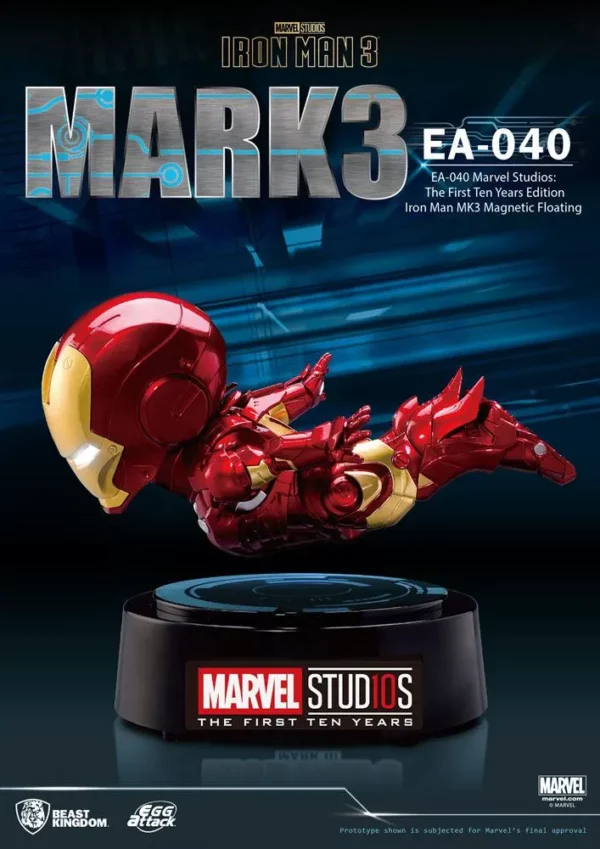 MARVEL - Figurine Egg Attack Iron Man Mark III The First 10 Years Edition 16 cm – Image 5