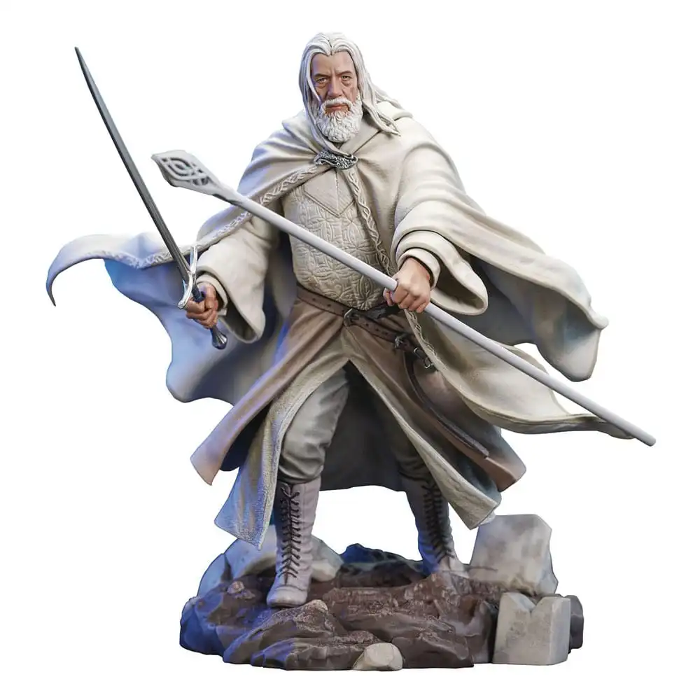 Le Seigneur des Anneaux Gallery Statuette Deluxe Gandalf Le Blanc 23 cm
