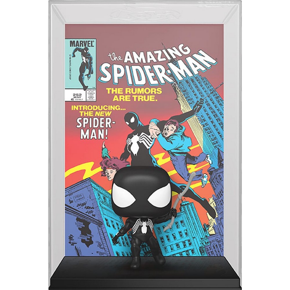 The Amazing Spider-Man Black Suit Comic Cover – Figurine Marvel Funko POP! n°252