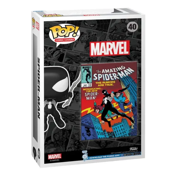 The Amazing Spider-Man Black Suit Comic Cover – Figurine Marvel Funko POP! n°252 – Image 3
