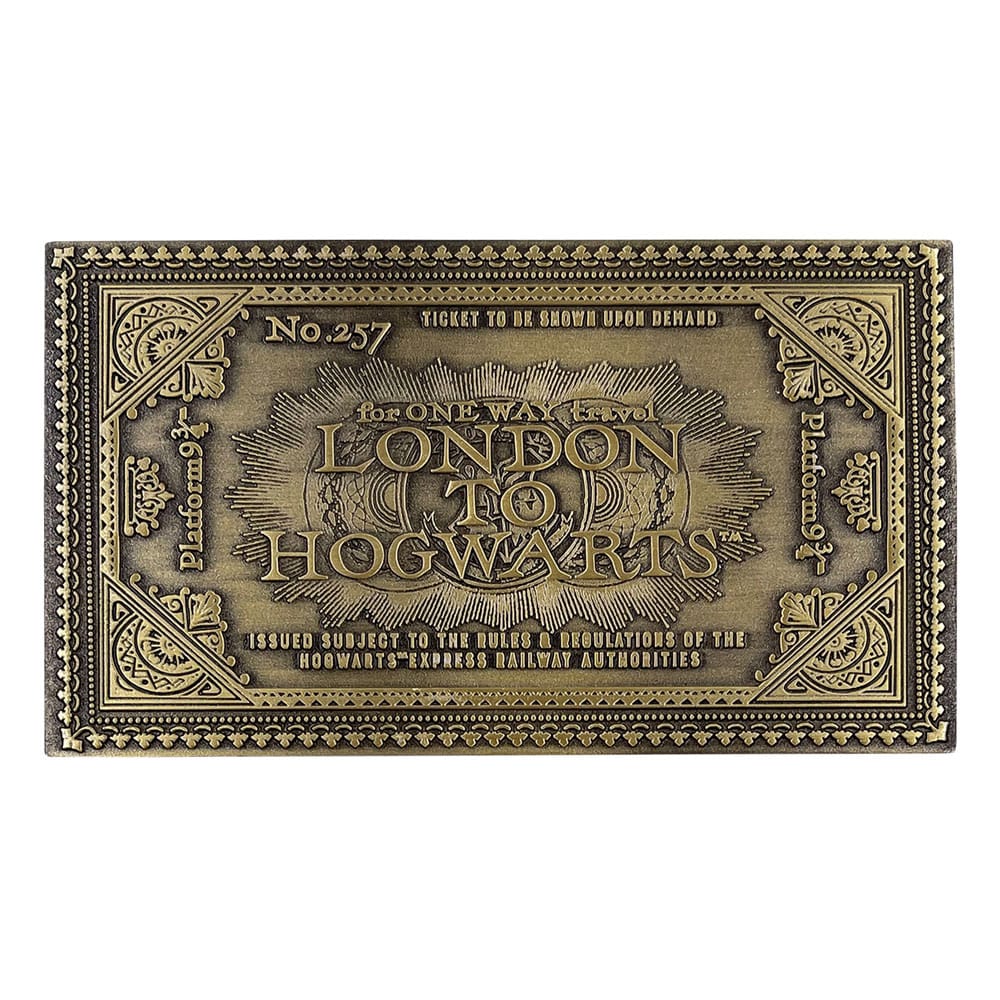 HARRY POTTER - Réplique Ticket de Train Poudlard Express Edition Limitée