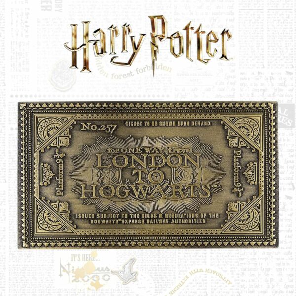 HARRY POTTER - Réplique Ticket de Train Poudlard Express Edition Limitée – Image 6