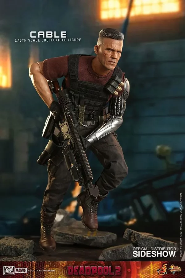 MARVEL - Figurine 1/6 Movie Masterpiece Cable (Deadpool 2) 30 cm – Image 4