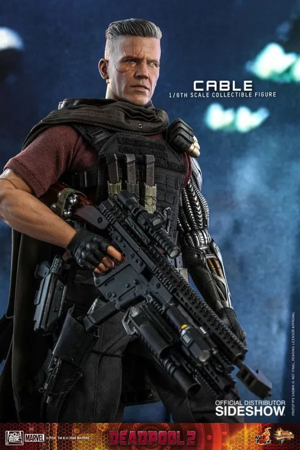 MARVEL - Figurine 1/6 Movie Masterpiece Cable (Deadpool 2) 30 cm – Image 5