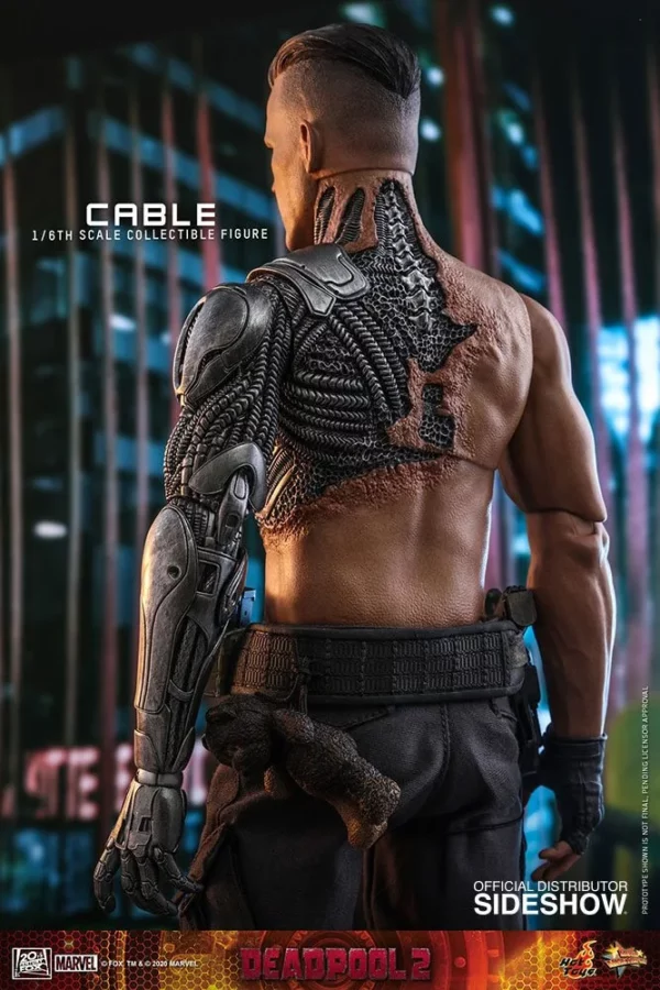 MARVEL - Figurine 1/6 Movie Masterpiece Cable (Deadpool 2) 30 cm – Image 8