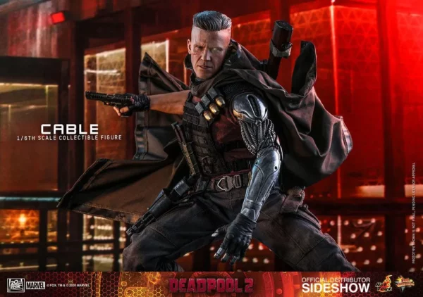 MARVEL - Figurine 1/6 Movie Masterpiece Cable (Deadpool 2) 30 cm – Image 10