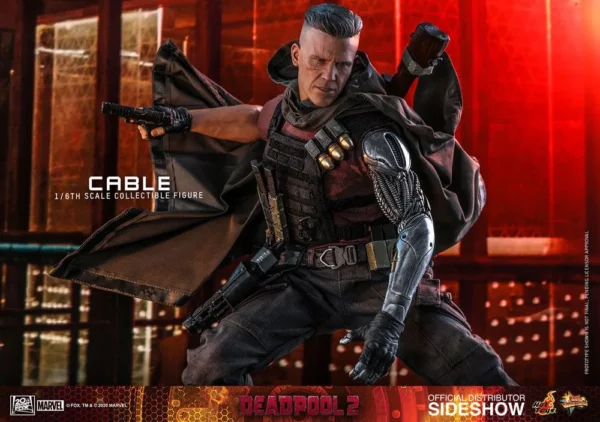 MARVEL - Figurine 1/6 Movie Masterpiece Cable (Deadpool 2) 30 cm – Image 11