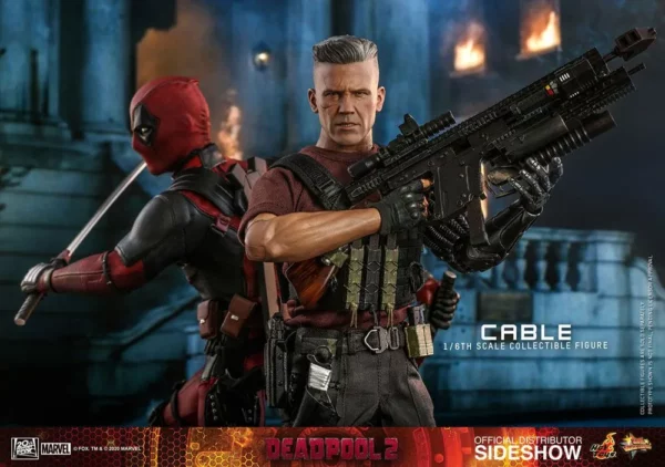 MARVEL - Figurine 1/6 Movie Masterpiece Cable (Deadpool 2) 30 cm – Image 13