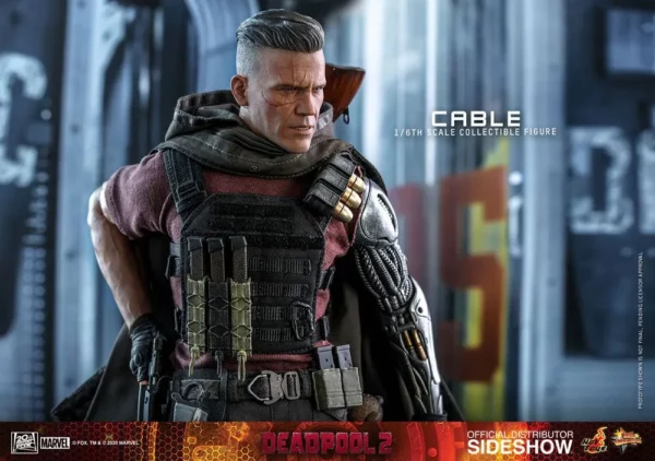 MARVEL - Figurine 1/6 Movie Masterpiece Cable (Deadpool 2) 30 cm – Image 14
