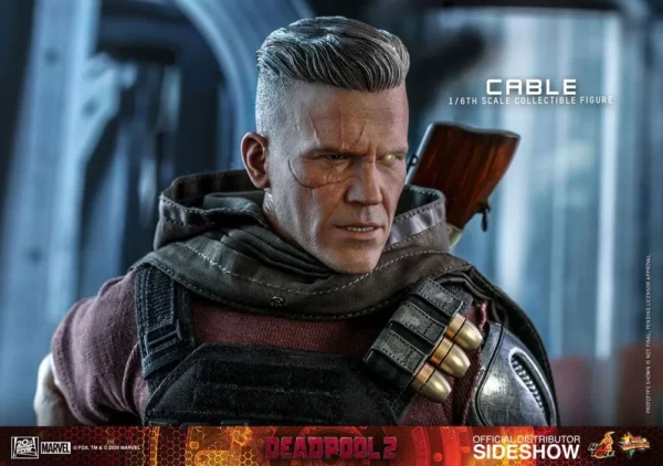 MARVEL - Figurine 1/6 Movie Masterpiece Cable (Deadpool 2) 30 cm – Image 16