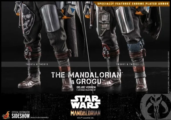 STAR WARS – Pack Figurines 1/6 The Mandalorian & Grogu Deluxe Version 30 cm – Image 4