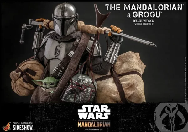 STAR WARS – Pack Figurines 1/6 The Mandalorian & Grogu Deluxe Version 30 cm – Image 5