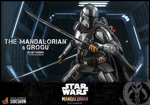 STAR WARS – Pack Figurines 1/6 The Mandalorian & Grogu Deluxe Version 30 cm – Image 6