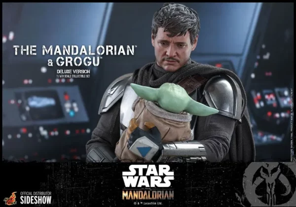 STAR WARS – Pack Figurines 1/6 The Mandalorian & Grogu Deluxe Version 30 cm – Image 8