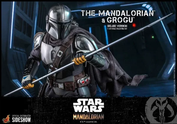 STAR WARS – Pack Figurines 1/6 The Mandalorian & Grogu Deluxe Version 30 cm – Image 9