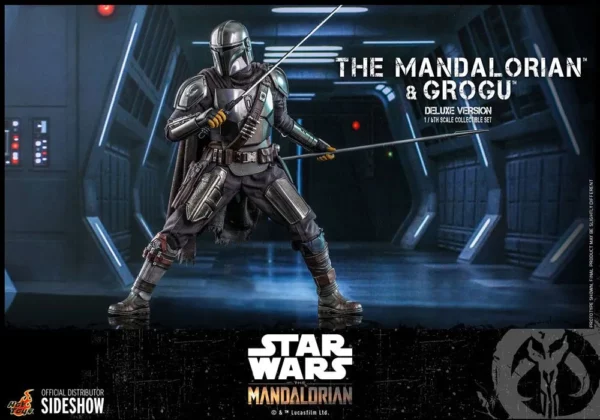 STAR WARS – Pack Figurines 1/6 The Mandalorian & Grogu Deluxe Version 30 cm – Image 10