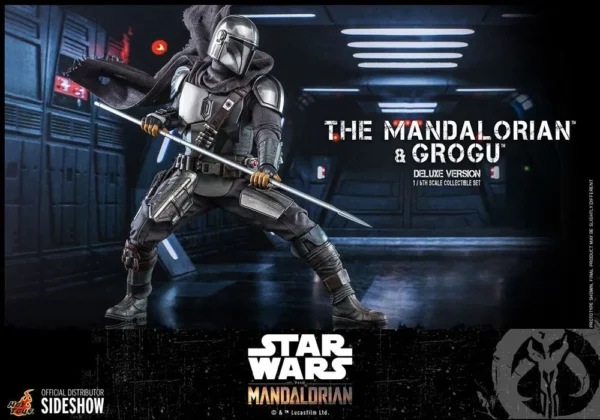 STAR WARS – Pack Figurines 1/6 The Mandalorian & Grogu Deluxe Version 30 cm – Image 11