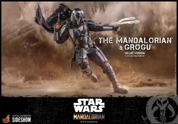 STAR WARS – Pack Figurines 1/6 The Mandalorian & Grogu Deluxe Version 30 cm – Image 12