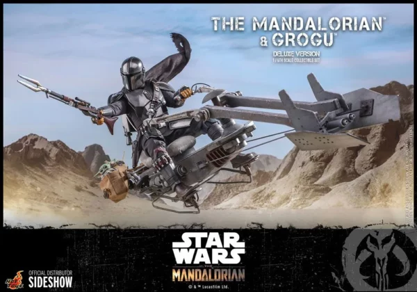 STAR WARS – Pack Figurines 1/6 The Mandalorian & Grogu Deluxe Version 30 cm – Image 13