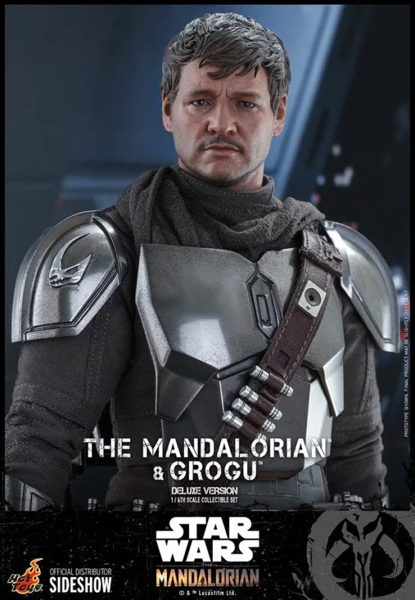 STAR WARS – Pack Figurines 1/6 The Mandalorian & Grogu Deluxe Version 30 cm – Image 17