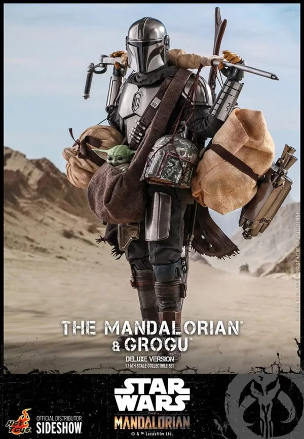 STAR WARS – Pack Figurines 1/6 The Mandalorian & Grogu Deluxe Version 30 cm – Image 18