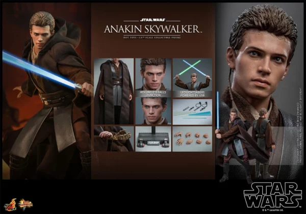 STAR WARS – Figurine 1/6 Anakin Skywalker Star Wars: Episode II 31 cm – Image 20
