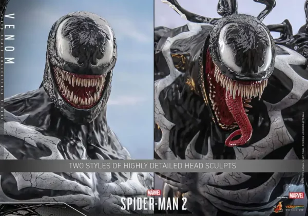 MARVEL – Figurine 1/6 Video Game Masterpiece Venom (Marvel's Spider-Man 2) 53 cm – Image 20