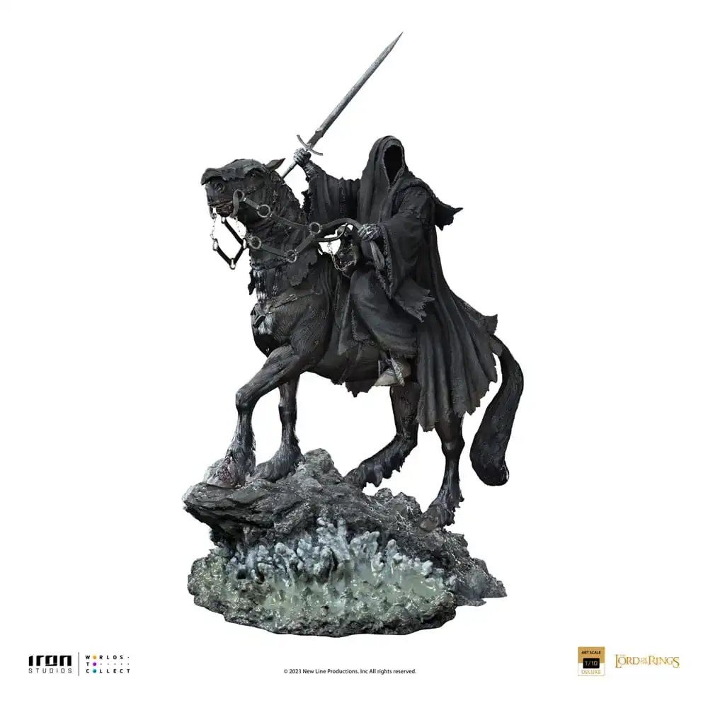 LE SEIGNEUR DES ANNEAUX - Statuette 1/10 Deluxe Art Scale Nazgul on Horse 42 cm