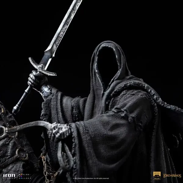 LE SEIGNEUR DES ANNEAUX - Statuette 1/10 Deluxe Art Scale Nazgul on Horse 42 cm – Image 12
