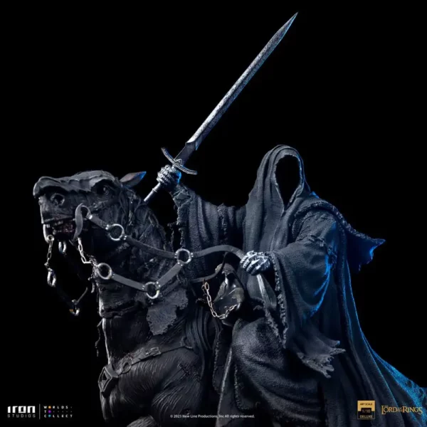 LE SEIGNEUR DES ANNEAUX - Statuette 1/10 Deluxe Art Scale Nazgul on Horse 42 cm – Image 13