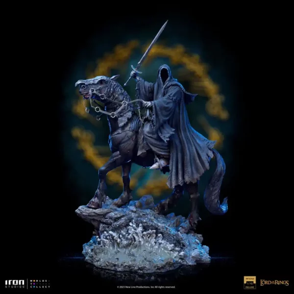 LE SEIGNEUR DES ANNEAUX - Statuette 1/10 Deluxe Art Scale Nazgul on Horse 42 cm – Image 16