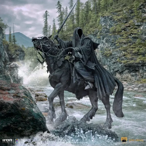 LE SEIGNEUR DES ANNEAUX - Statuette 1/10 Deluxe Art Scale Nazgul on Horse 42 cm – Image 17