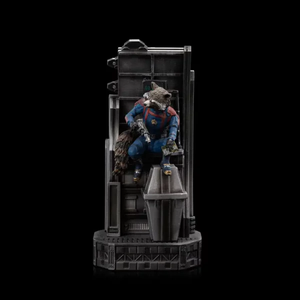 MARVEL – Statuette Art Scale 1/10 Rocket Raccoon (Les Gardiens de la Galaxie Vol. 3) 20 cm – Image 3
