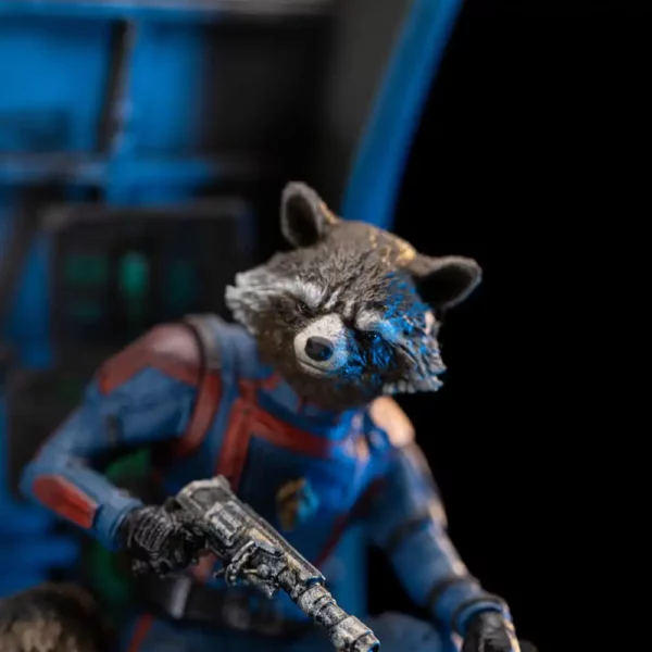 MARVEL – Statuette Art Scale 1/10 Rocket Raccoon (Les Gardiens de la Galaxie Vol. 3) 20 cm – Image 4