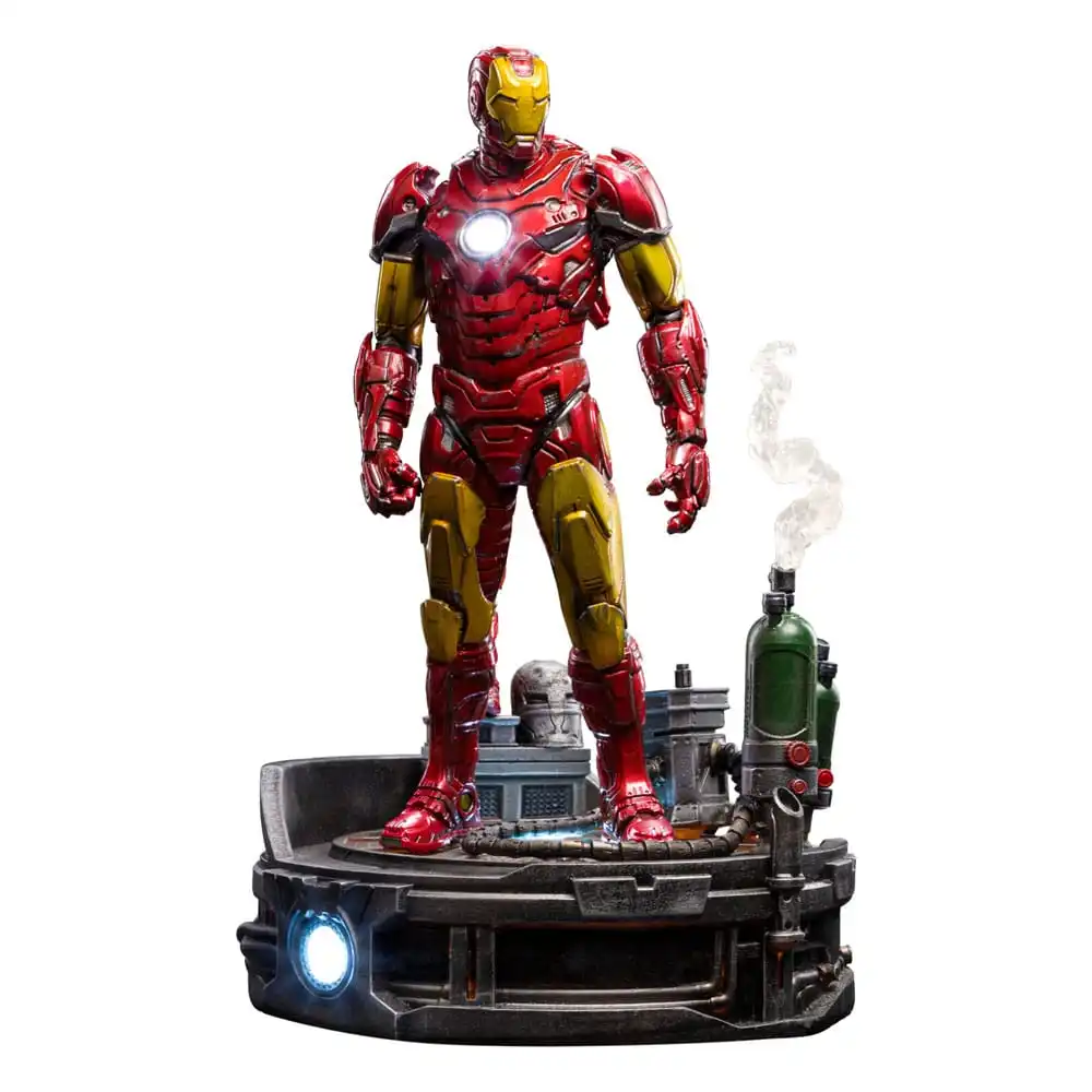 MARVEL – Statuette Deluxe Art Scale 1/10 Iron Man Unleashed 23 cm