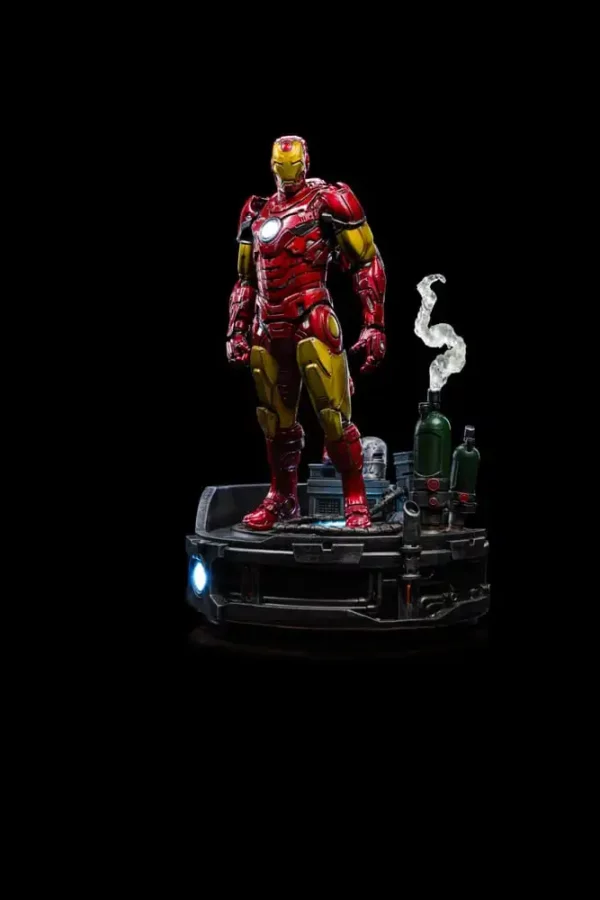 MARVEL – Statuette Deluxe Art Scale 1/10 Iron Man Unleashed 23 cm – Image 5