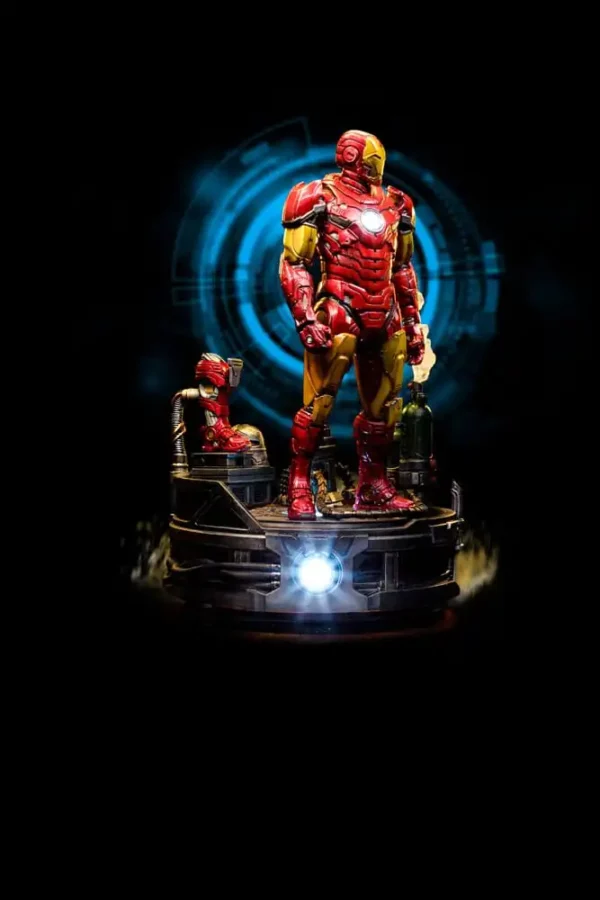 MARVEL – Statuette Deluxe Art Scale 1/10 Iron Man Unleashed 23 cm – Image 7