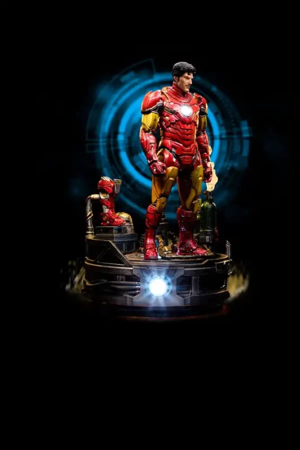 MARVEL – Statuette Deluxe Art Scale 1/10 Iron Man Unleashed 23 cm – Image 8