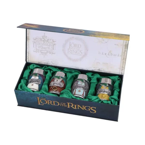 LE SEIGNEUR DES ANNEAUX - Set 4 Verres à shot Hobbits – Image 2