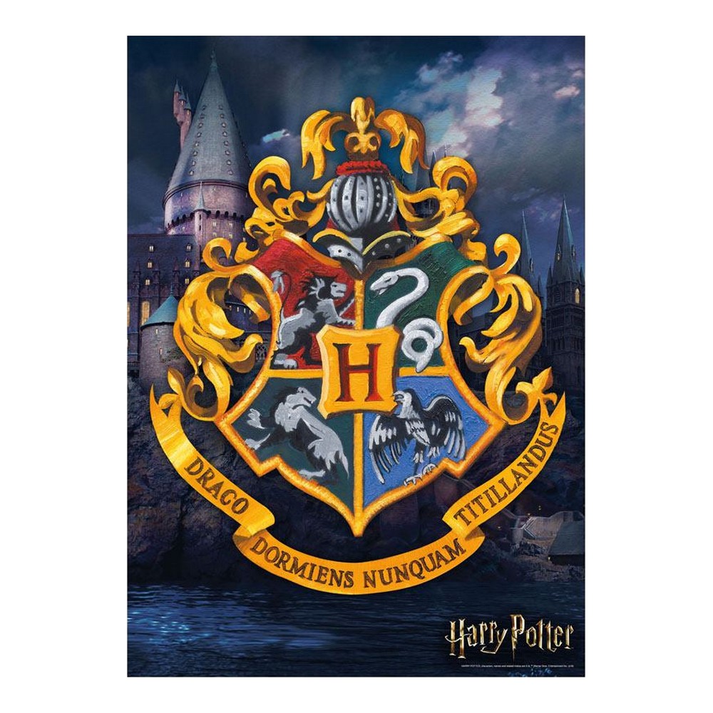HARRY POTTER – Puzzle 1000 pièces Logo Poudlard