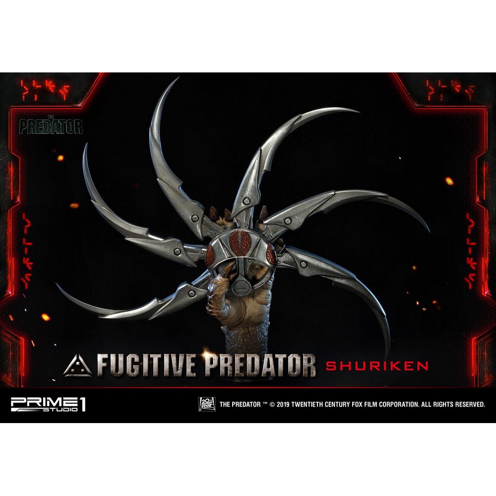 PREDATOR - Buste 1/1 Fugitive Predator Shuriken 65 cm