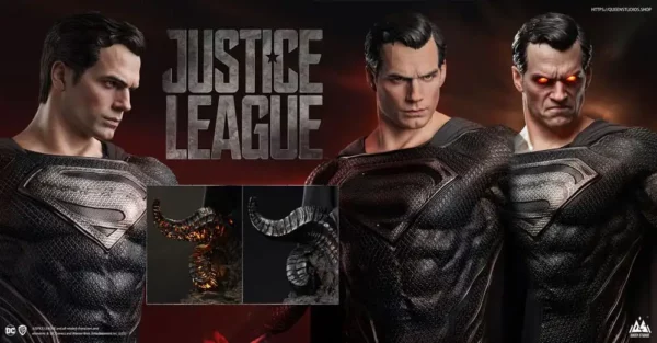 DC COMICS - Statuette 1/3 Superman Black Suit Version Regular Edition 80 cm – Image 22