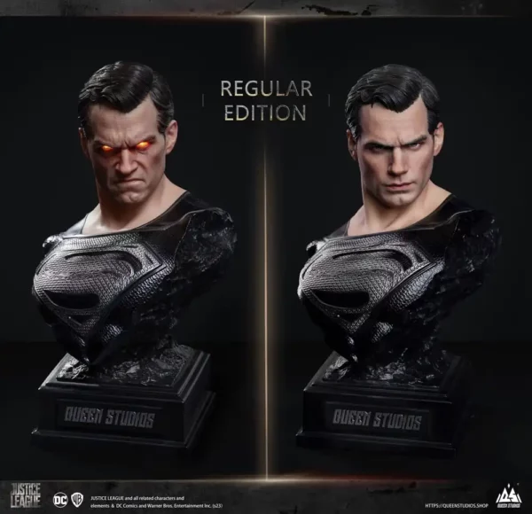 DC COMICS - Statuette 1/3 Superman Black Suit Version Regular Edition 80 cm – Image 23