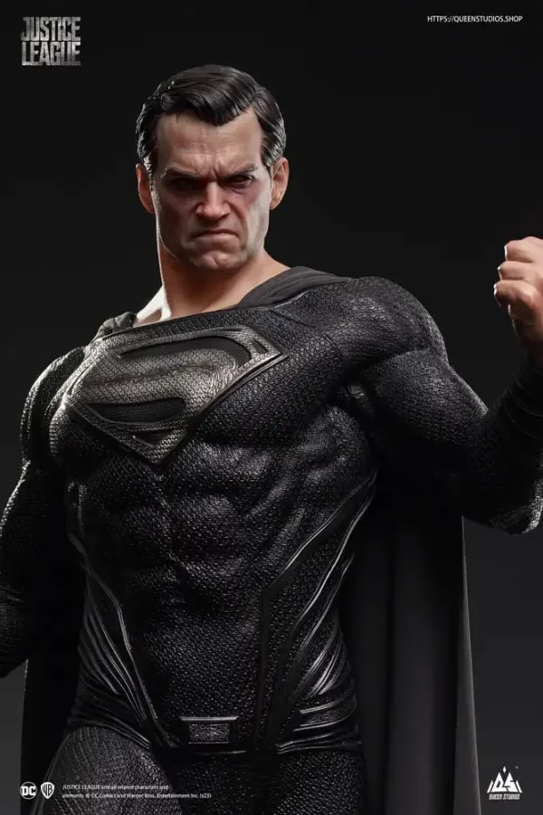 DC COMICS - Statuette 1/3 Superman Black Suit Version Regular Edition 80 cm – Image 26