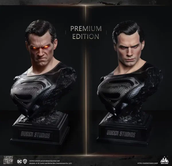 DC COMICS – Statuette 1/3 Superman Black Suit Version Special Edition 80 cm – Image 21