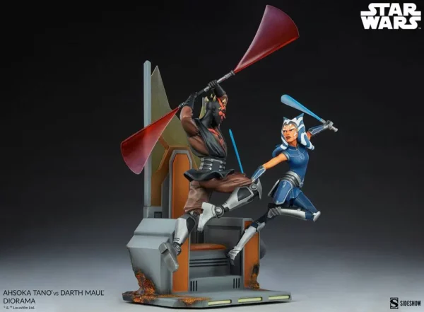STAR WARS - Statuette The Clone Wars Ahsoka Tano vs Dark Maul 51 cm – Image 5
