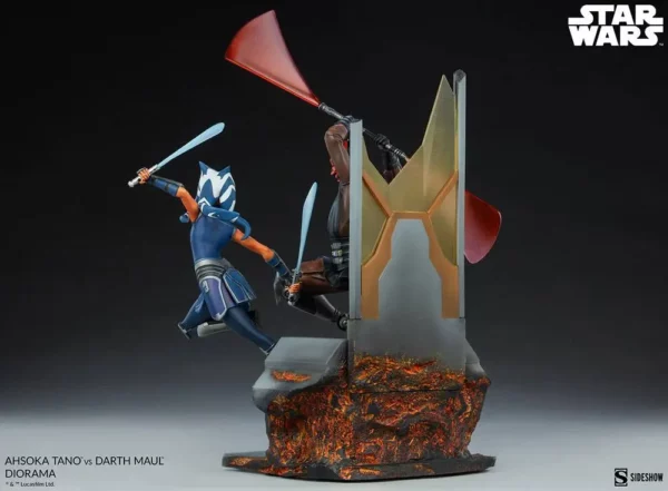STAR WARS - Statuette The Clone Wars Ahsoka Tano vs Dark Maul 51 cm – Image 7