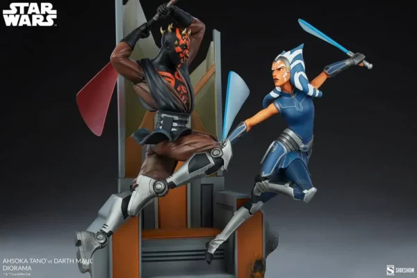 STAR WARS - Statuette The Clone Wars Ahsoka Tano vs Dark Maul 51 cm – Image 10